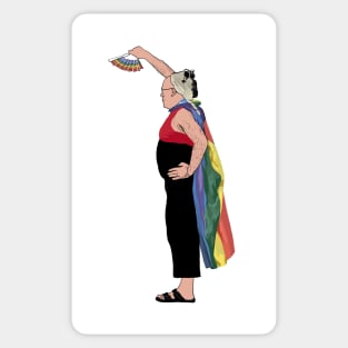 Pride lgbt flag dance Sticker